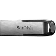 SANDISK Флешка Ultra Flair 128GB, USB 3.0 Flash Drive, 150MB/s read. Цвет: серебристый