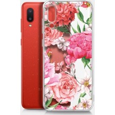 BORASCO Чехол (клип-кейс) ArtWorks, для Samsung Galaxy A02, прозрачный/рисунок [51363]