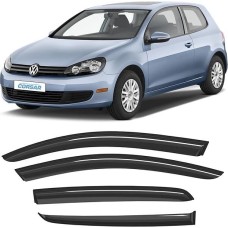 Дефлекторы CORSAR Дефлекторы Volkswagen Golf V 03-09 хетчбек, нак., 2шт