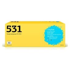 T2 Картридж CC531A, CC531A, голубой / TC-H531