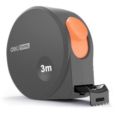 Рулетка DELI Рулетка Home Series Gray HT8316C 3м х 16мм, эксклюзивный дизайн, корпус - высококачественный софттач пластик