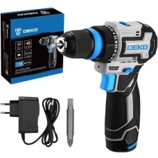 DEKO Дрель-шуруповерт Loner 12V Pro, 3Ач, с одним аккумулятором [085-1121]