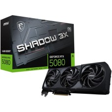 Видеокарта MSI Видеокарта RTX5080 SHADOW 3X OC 16GB GDDR7 256bit 3xDP HDMI 3FAN RTL