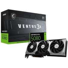 Видеокарта MSI Видеокарта RTX5080 VENTUS 3X OC 16GB GDDR7 256bit 3xDP HDMI 3FAN RTL