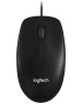 LOGITECH Мышь проводная M100r, оптическая, USB, 1000dpi, черный [910-006766]