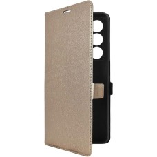 BORASCO Чехол (флип-кейс) Book Case, для Realme C75/C75X, золотистый [75154]