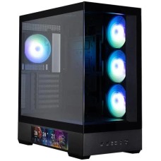 ZALMAN Корпус ATX P40 DS, Midi-Tower, без БП, черный [p40 ds black]