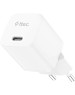 TTEC Сетевое зарядное устройство SmartCharger GAN 30W PD USB-C Travel Fast Charger. Цвет: белый