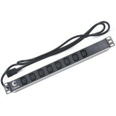 CABEUS Блок распределения питания PDU-8I-2IEC гор.размещ. 8xC13 10A IEC-320-C14 2м