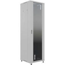 NTSS Шкаф коммутационный Премиум ( -R32U6060GS) напольный 32U 600x600мм пер.дв.стекл металл 900кг серый 510мм 63.2кг 1542мм IP20 сталь