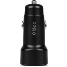 TTEC Автомобильное зарядное устройство с тройным кабелем SmartCharger 2.4A Car Charger With Trio Cable. Цвет: черный