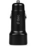 TTEC Автомобильное зарядное устройство с тройным кабелем SmartCharger 2.4A Car Charger With Trio Cable. Цвет: черный