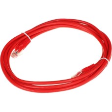 LANMASTER Патч-корд TWT-45-45-2.0-RD UTP RJ-45 вил.-вилка RJ-45 кат.5E 2м красный ПВХ (уп.:1шт)