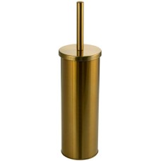 САНАКС - Ёрш для унитаза, напольный, под ЗОЛОТО, круглый, из нержавеющей стали 307-G