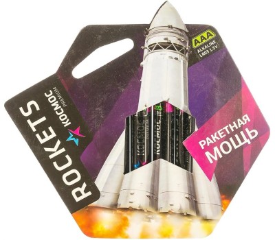 Элементы питания КОСМОС KOSLR03ROCKETS4BL