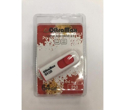 USB флэш-накопитель OLTRAMAX OM-64GB-250-красный