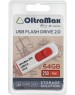 USB флэш-накопитель OLTRAMAX OM-64GB-250-красный