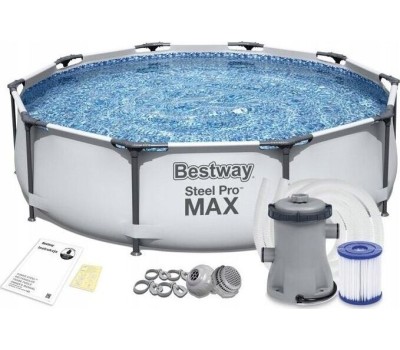 BESTWAY Бассейн каркасный 305*76см, с ф-насосом, 56408