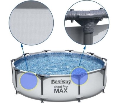 BESTWAY Бассейн каркасный 305*76см, с ф-насосом, 56408