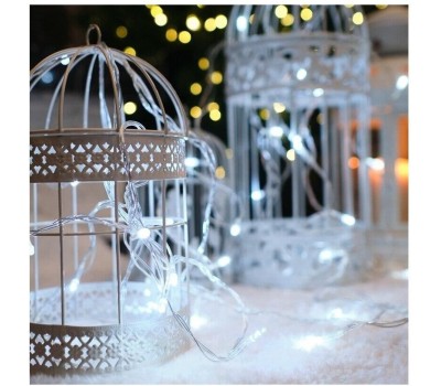 Гирлянда NEON-NIGHT (303-185) ГИРЛЯНДА ТВИНКЛ-ЛАЙТ 10 М, ПР-Й ПВХ, 80 LED, БЕЛОЕ