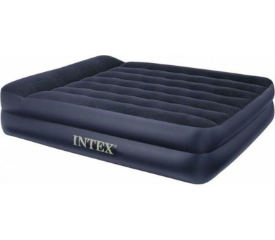 Матрас надувной INTEX Матрас надув.QUEEN PILLOW REST 152x203x42см(+встр.насос 220В) (в коробке) Арт. 64124NP