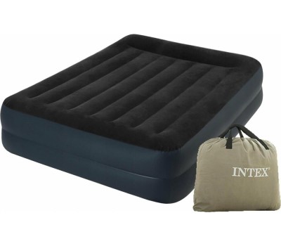 Матрас надувной INTEX Матрас надув.QUEEN PILLOW REST 152x203x42см(+встр.насос 220В) (в коробке) Арт. 64124NP