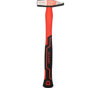 Ручной инструмент REXANT (12-8113) Молоток слесарный с фибергласовой рукояткой 300 г
