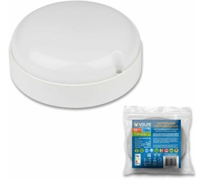 СВЕТИЛЬНИКИ ПОТОЛОЧНЫЕ ЛЮСТРЫ VOLPE (UL-00004566) ULW-Q223 12W/6500К IP65 WHITE