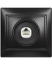 Розетка SMARTBUY (SBE-01b-S1-RJ) Венера, 1-местная, черный