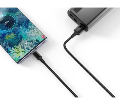 Кабель SMARTBUY (iK-22-S14b) S14 MicroUSB черный, 3 А, 2 м