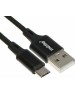 Кабель SMARTBUY (iK-22-S14b) S14 MicroUSB черный, 3 А, 2 м