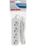 Сетевой удлинитель BURO BU-PSL4.3/W 3м (4 розетки) белый (пакет ПЭ)