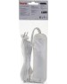 Сетевой удлинитель BURO BU-PSL4.3/W 3м (4 розетки) белый (пакет ПЭ)