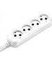 Сетевой удлинитель BURO BU-PSL4.3/W 3м (4 розетки) белый (пакет ПЭ)