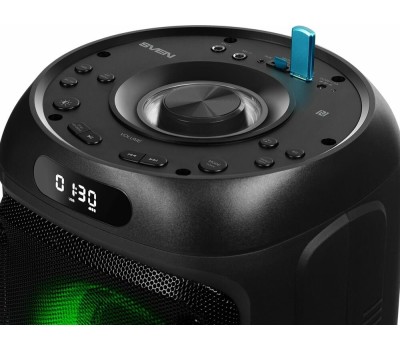 SVEN АС PS-770, черный (100 Вт, TWS, Bluetooth, FM, USB, microSD, LED-дисплей, 4400мА*ч)