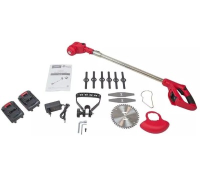 Триммер аккамуляторный EDON AGT-18 черный/красный 18В, 2аккум., 150мм