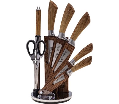 Набор ножей AGNESS 911-640 с ножницами и мусатом (8 предметов)