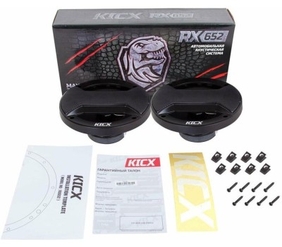 Автоакустика KICX RX 652 150Вт 91дБ 4Ом 16см (6.5дюйм) (ком.:2кол.) коаксиальные двухполосные
