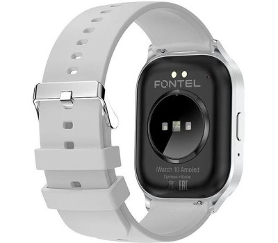 Смарт-часы FONTEL iWatch 10 Amoled, серебристый