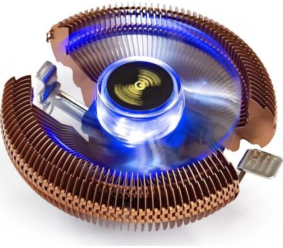 Exegate EX286154RUS Кулер ExeGate Wizard EE91-PWM.Cu.BLUE (Al+Copper, LGA775/1150/1151/1155/1156/1200/AM2/AM2+/AM3/AM3+/AM4/FM1/FM2/754/939/940, TDP 80W, Fan 90mm, PWM, 800-2400RPM, Hydro bearing, 4pi