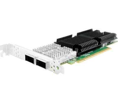 Сетевой адаптер LR-LINK Сетевой адаптер LRES1014PF-2QSFP28 Intel E810 CAM2 PCI-E 4.0 x16 100GB 2 x QSFP28 E810-CQDA2
