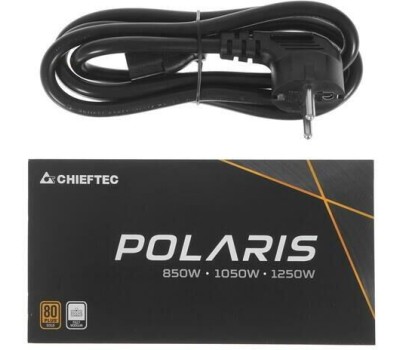 CHIEFTEC Блок питания Polaris PPS-1050FC, 1050Вт, 80 PLUS GOLD, 140мм, черный, retail