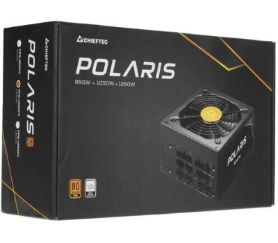 CHIEFTEC Блок питания Polaris PPS-1050FC, 1050Вт, 80 PLUS GOLD, 140мм, черный, retail
