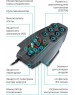PILOT Сетевой фильтр X-Pro, 3м, серый [053]