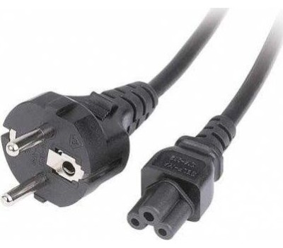 NINGBO Кабель питания IEC C5 (3-pin) - Евровилка, 1.8м, черный [ncable]