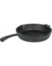 РОССИЯ 0426 Сковорода-гриль чугунная, 26 см, с литой ручкой