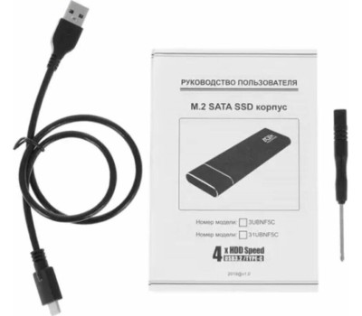 AGESTAR Внешний корпус для SSD 3UBNF5C, черный