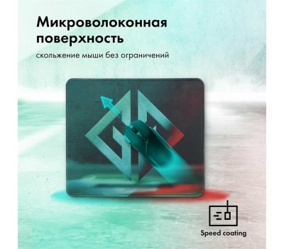 GMNG Коврик для мыши GG-PD350S (M) рисунок, нейлоновая ткань, 350х300х4мм