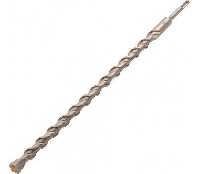 Бур DENZEL Бур по бетону, двойная спираль, три пылеотводящие кромки, 22 x 460 мм 705054