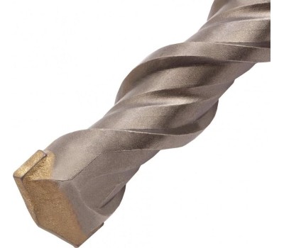 Бур DENZEL Бур по бетону, двойная спираль, три пылеотводящие кромки, 22 x 460 мм 705054